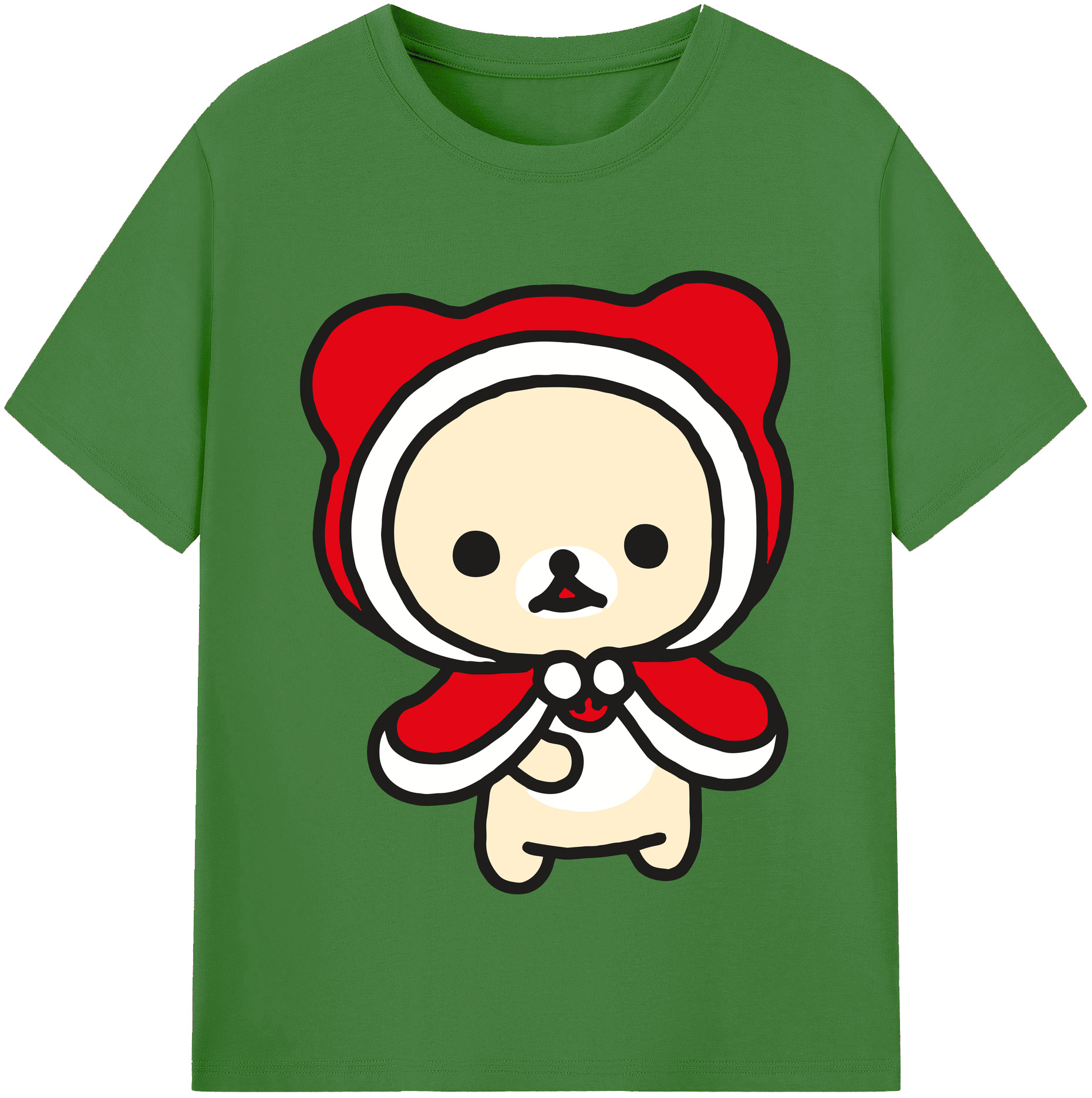 （画像用） リラックマ リラックマ キイロイトリ Rilakkuma Korilakkuma Kiiroitori レディースカジュアルプリントTシャツ（綿100％）